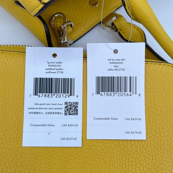 Kate Spade Medium Triple Compartment Satchel Bag & Continental Wallet Su… - Picture 11 of 11